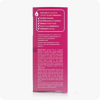 Paket Duo Pelumas Kesuburan Conceive Plus (75ml dan 8 Aplikator) (AR) - Pelumas Kesuburan